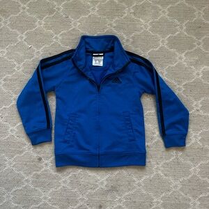 Adidas Kids Blue Tricot Track Jacket